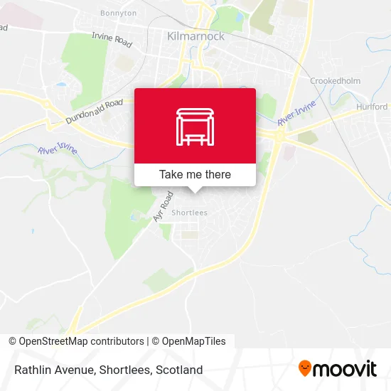 Rathlin Avenue, Shortlees map