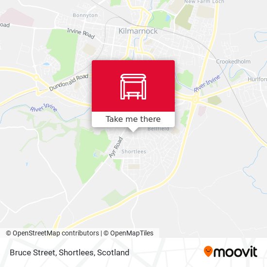 Bruce Street, Shortlees map