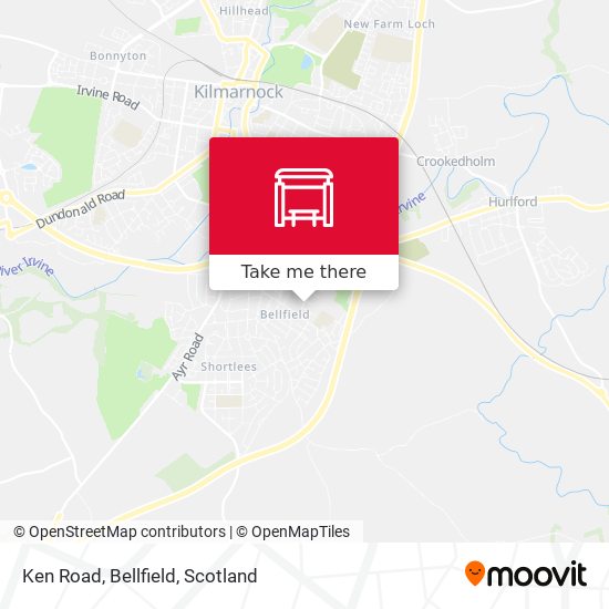 Ken Road, Bellfield map