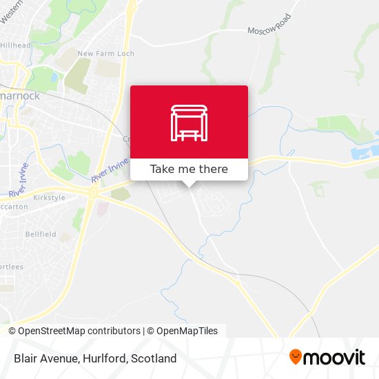 Blair Avenue, Hurlford map