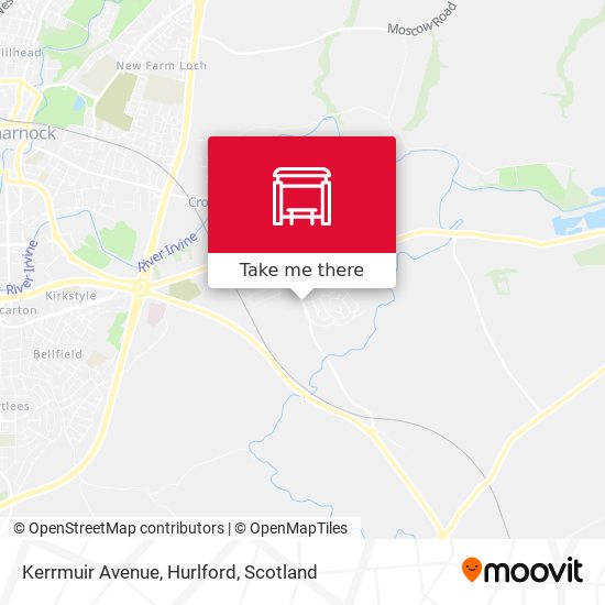 Kerrmuir Avenue, Hurlford map