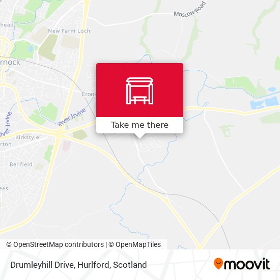 Drumleyhill Drive, Hurlford map