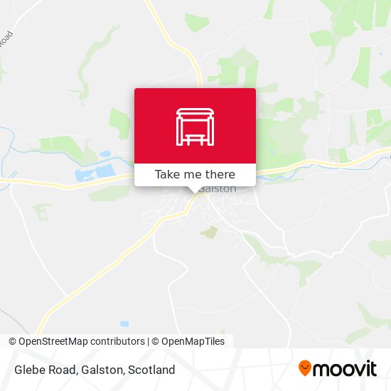 Glebe Road, Galston map