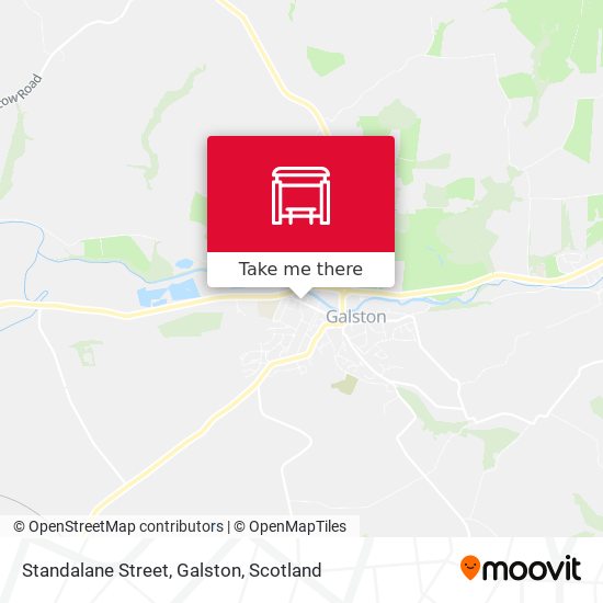 Standalane Street, Galston map