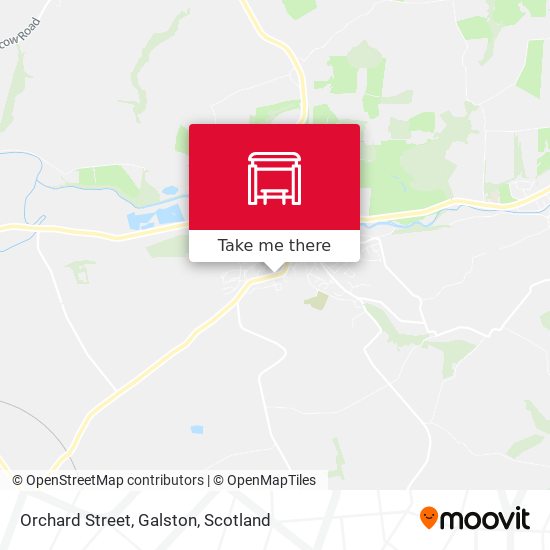 Orchard Street, Galston map