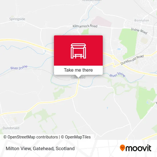 Milton View, Gatehead map