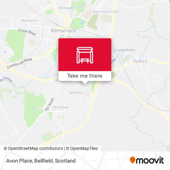 Avon Place, Bellfield map