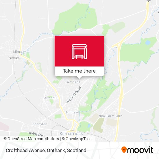 Crofthead Avenue, Onthank map