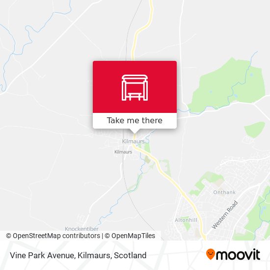 Vine Park Avenue, Kilmaurs map