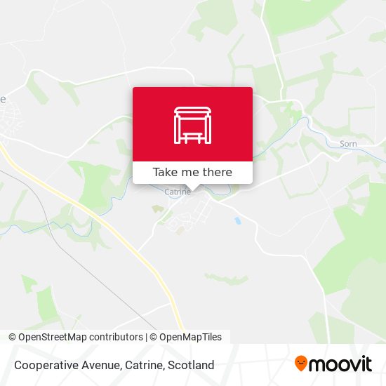 Cooperative Avenue, Catrine map