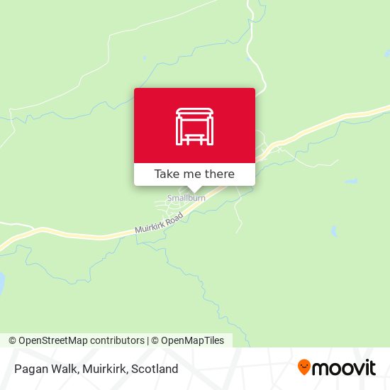 Pagan Walk, Muirkirk map