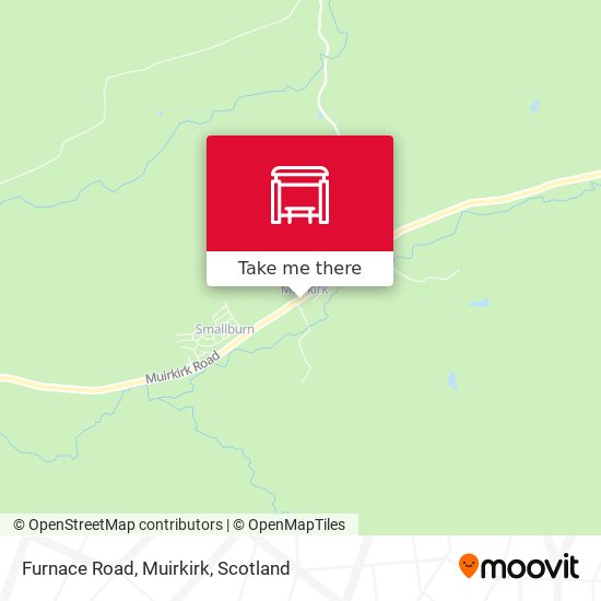 Furnace Road, Muirkirk map
