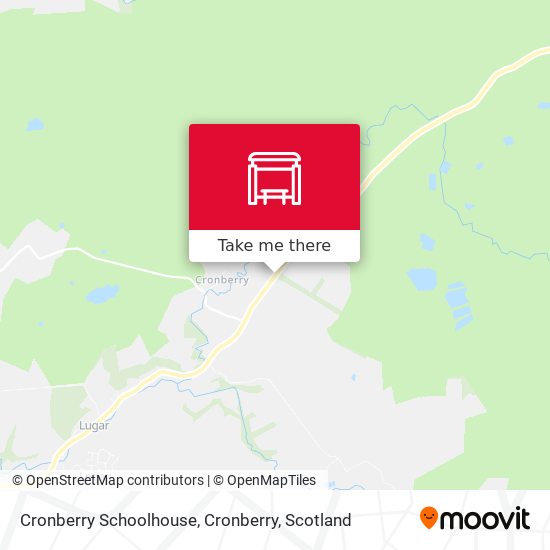Cronberry Schoolhouse, Cronberry map
