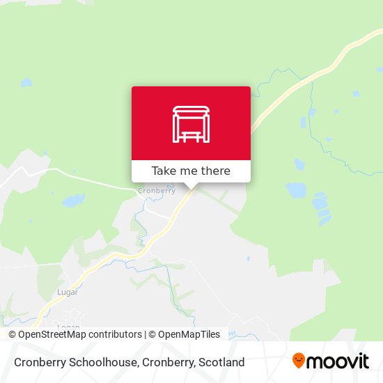 Cronberry Schoolhouse, Cronberry map