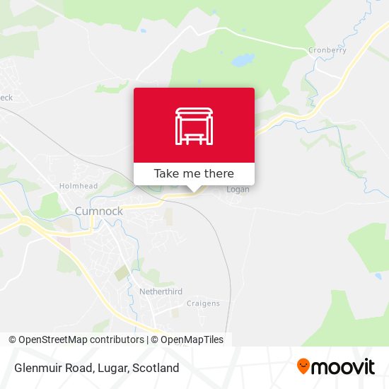 Glenmuir Road, Lugar map