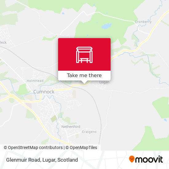 Glenmuir Road, Lugar map