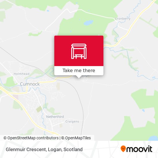 Glenmuir Crescent, Logan map