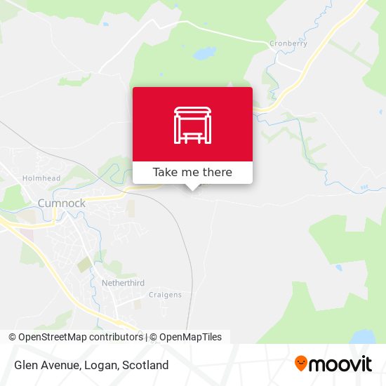 Glen Avenue, Logan map
