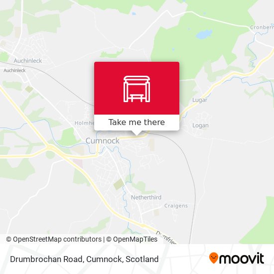 Drumbrochan Road, Cumnock map