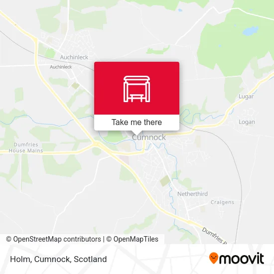 Holm, Cumnock map