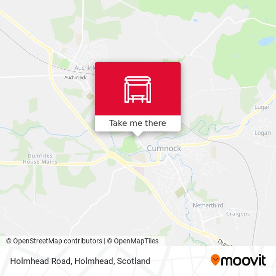 Holmhead Road, Holmhead map