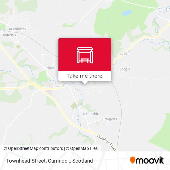 Townhead Street, Cumnock map