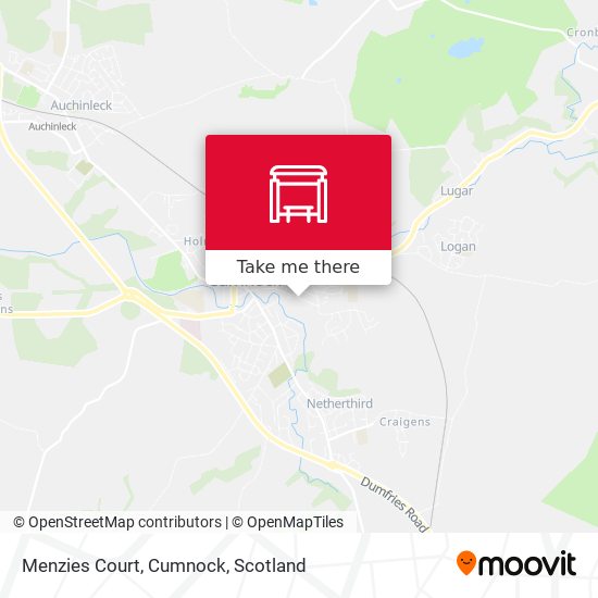Menzies Court, Cumnock map