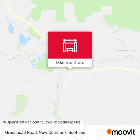 Greenhead Road, New Cumnock map
