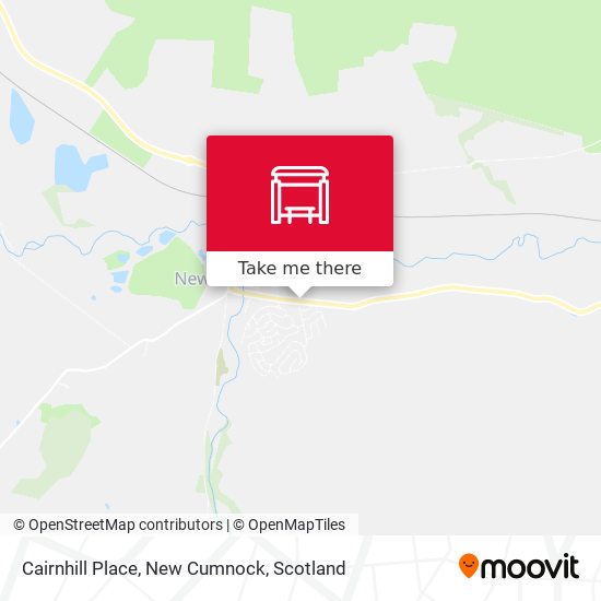 Cairnhill Place, New Cumnock map