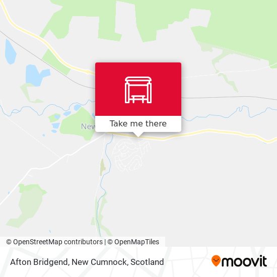 Afton Bridgend, New Cumnock map