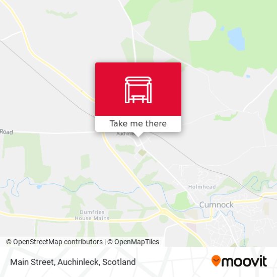 Main Street, Auchinleck map