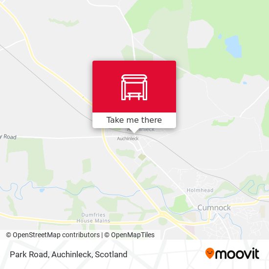 Park Road, Auchinleck map