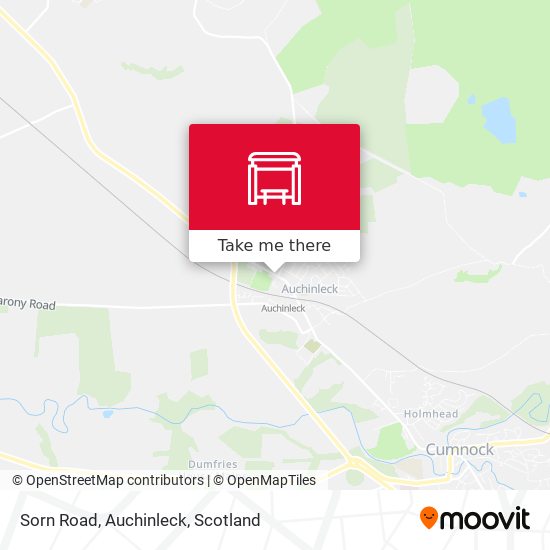 Sorn Road, Auchinleck map