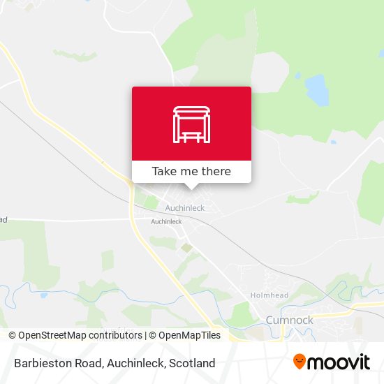 Barbieston Road, Auchinleck map
