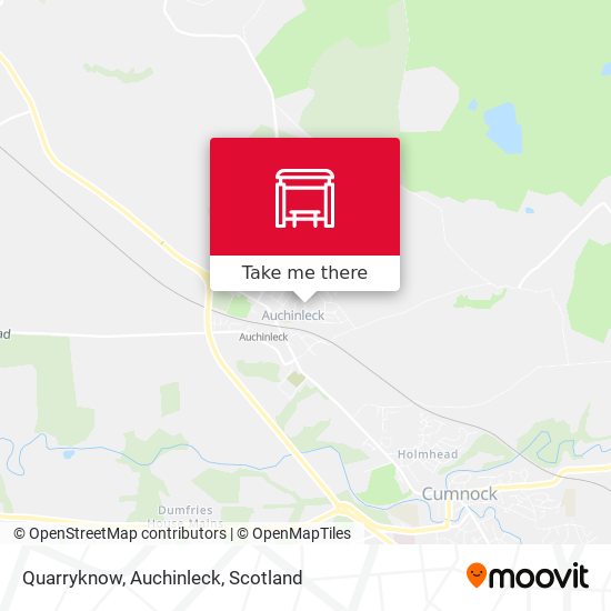 Quarryknow, Auchinleck map