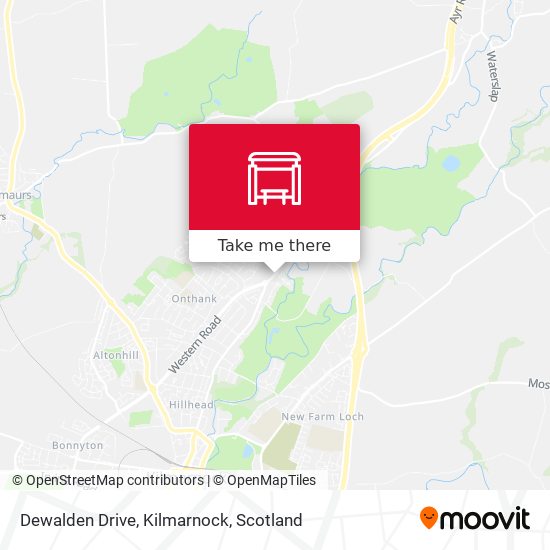 Dewalden Drive, Kilmarnock map