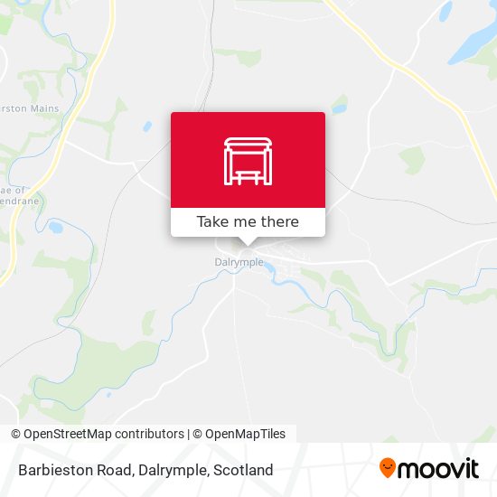 Barbieston Road, Dalrymple map
