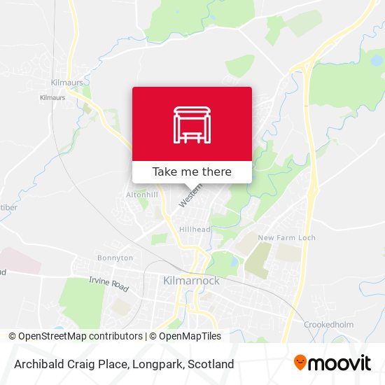 Archibald Craig Place, Longpark map