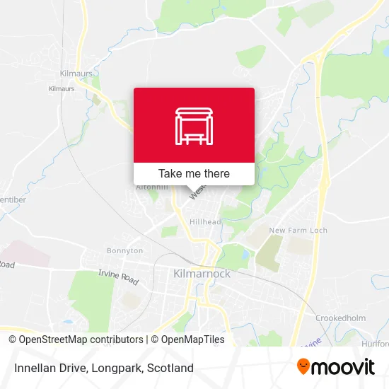 Innellan Drive, Longpark map