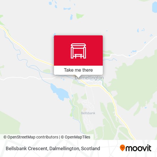 Bellsbank Crescent, Dalmellington map