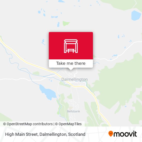 High Main Street, Dalmellington map