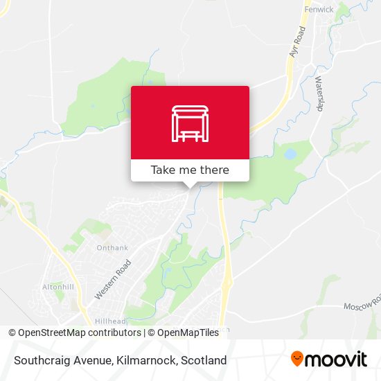 Southcraig Avenue, Kilmarnock map