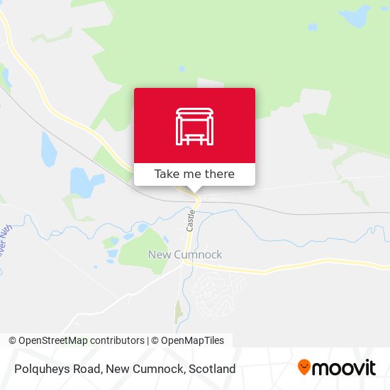 Polquheys Road, New Cumnock map