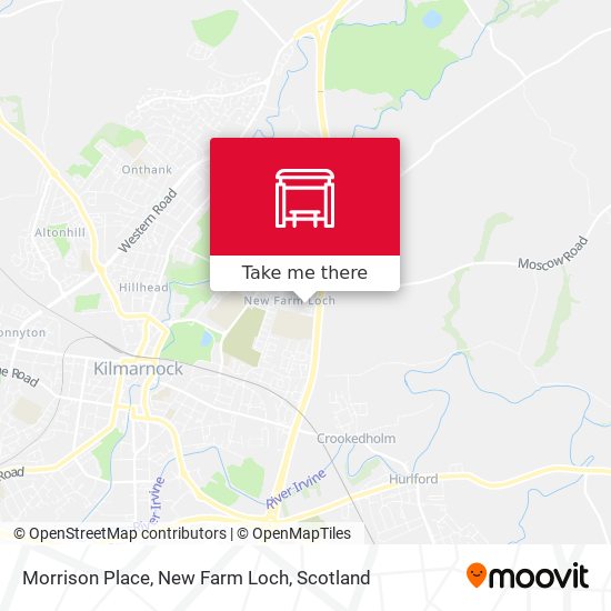 Morrison Place, New Farm Loch map
