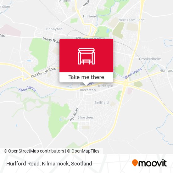 Hurlford Road, Kilmarnock map