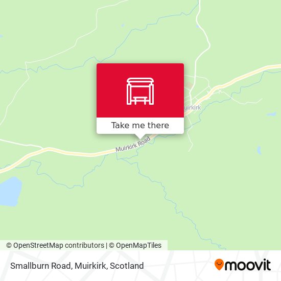 Smallburn Road, Muirkirk map