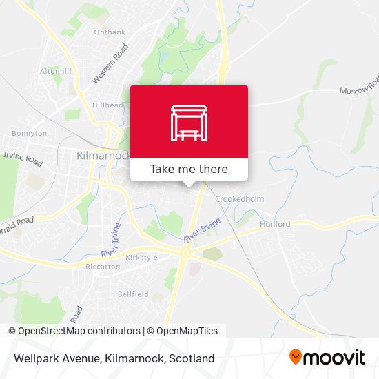 Wellpark Avenue, Kilmarnock map