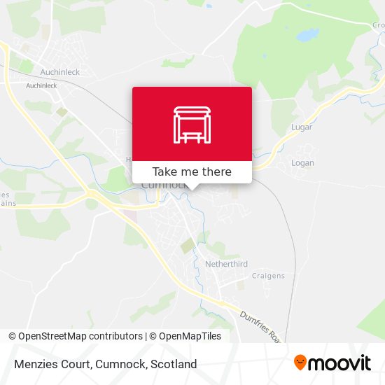 Menzies Court, Cumnock map