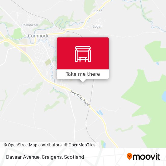 Davaar Avenue, Craigens map