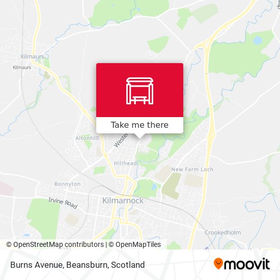 Burns Avenue, Beansburn map